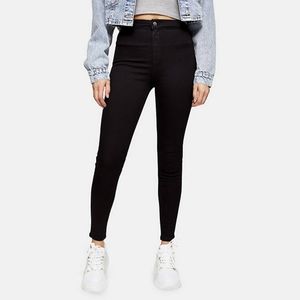 Topshop Joni Jeans Black W34 L30